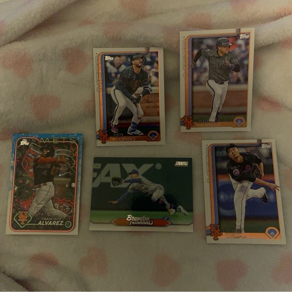New York Mets topps baseball cards